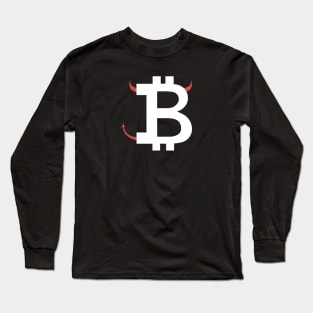 Bitcoin Devil Long Sleeve T-Shirt